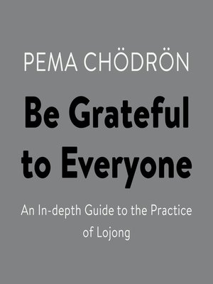 cover image of Be Grateful to Everyone